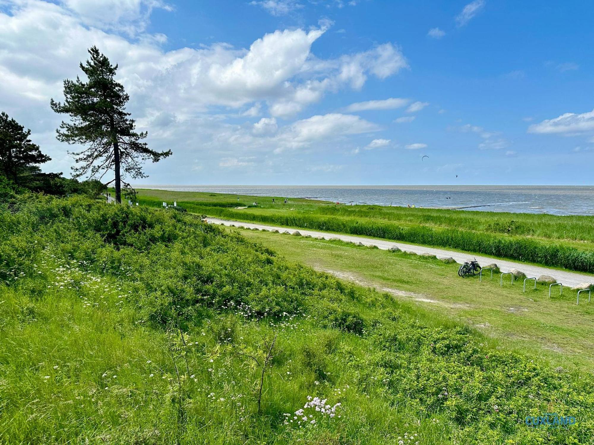 Urlaub Mit Spektakulaerer Aussicht Auf Das Wattenmeer Apartment Куксхавен Екстериор снимка